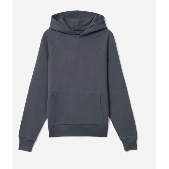 Everlane Men’s Small Hoodie Sweatshirt Gray New With Tag Kangaroo Pocket Organic - Picture 1 of 8